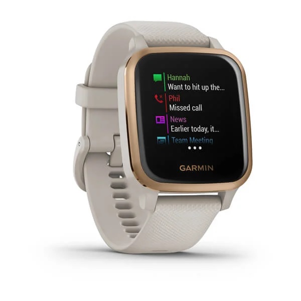 Garmin Venu Sq Music - Light Sand Rose Gold